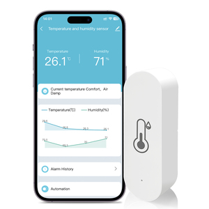 Smart Home Tuya <strong>Temperature</strong> And Humidity <strong>Sensor</strong> <strong>With</strong> Google Home And Alexa - Product Image 2