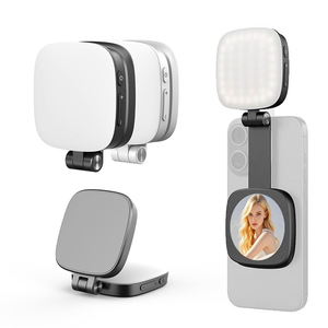 New Magnetic Mini <b>Phone</b> Fill Light Mirror Extendable Design Desktop Video Conference Live Streaming Light - Product Image 1