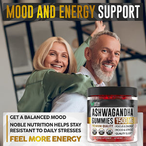 Private Label Biologische <span class=keywords><strong>Ashwagandha</strong></span> Wortel Vitamine Gummies Voor Iedereen, Maar Niet Voor Zwangere Vrouwen - Product Image 4