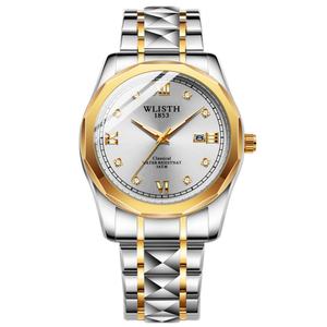 Relojes de Cuarzo de Acero Inoxidable para Hombre con Logotipo Personalizado, Diseño Casual y Elegante para Negocios, Esfera de Cristal, Pantalla con Manecillas, Caja de Aleación - Product Image 2