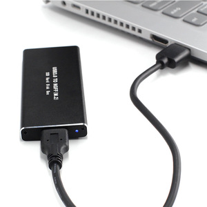 USB 3.0至M.<span class=keywords><strong>2</strong></span> NGFF固态驱动器外壳铝固态硬盘盒硬盘驱动器适用于笔记本电脑 - Product Image 3