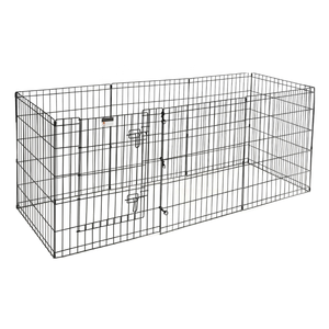 Gabbia pieghevole per cani/gabbia per conigli in metallo - Product Image 2