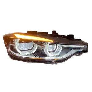 Lampu LED penuh F30 lampu depan mobil perakitan cocok untuk BM(W) f35 f30 LCI 3 seri 2014-2018 L 63117419633 R 63117419634