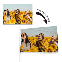Vente en gros de bannière personnalisée 3x5ft 90x150cm 100d polyester, drapeau d'état personnalisé, résistant à la décoloration, intérieur et extérieur