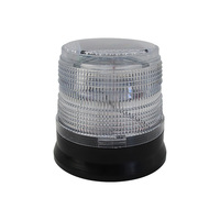 Feu de signalisation solaire LED étanche Aufiner, lumière de sécurité stroboscopique d'urgence, lumière de chantier routier, lumière de circulation, couleur blanche