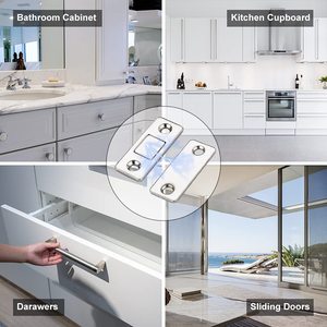 Salon stockage pousser ouvert cuisine <span class=keywords><strong>placard</strong></span> armoire <span class=keywords><strong>porte</strong></span> amortisseur tampon loquet magnétique - Product Image 3