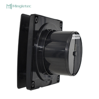 Ventilateurs d'évacuation d'air électriques silencieux de petite taille pour la maison, 220 V, 6 pouces, montage sur verre