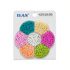 Set di perline ILAN 10x10 cm colorate assortite per la creazione di gioielli - Product Image 1