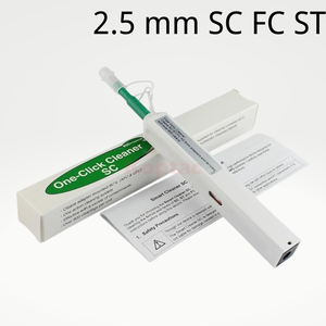 Stylo de nettoyage de fibres optiques SC 2,5 mm FTTH GPRS, outil de nettoyage en un clic pour 800 applications, pour connecteurs de fibres optiques - Product Image 3