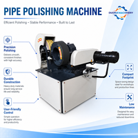 Machine à polir les tubes ronds en acier inoxydable 201/304, machine à polir les tuyaux ronds en métal pour poignée de porte en verre