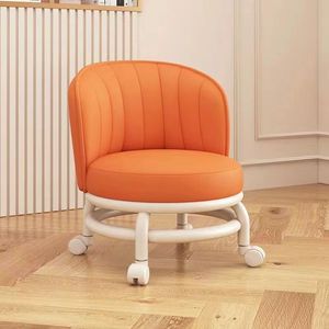 Sillón de Barbero Giratorio Ajustable Moderno, Taburete Rodante Tapizado para Salón, Mueble de Bar para Barbería y Salón de Uñas - Product Image 5