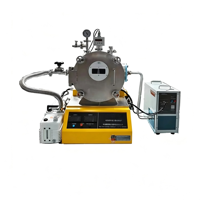 Fourneau de fusion à induction sous vide de laboratoire, équipement de fusion de métaux à basculement pour la préparation d'échantillons de superalliages