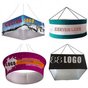 Large Format Hanging Sign Aluminum Tube Ceiling Banner for Trade Show Exhibition Tension Fabric Advertising Banner Stand <b>Box</b> - Product Image 1