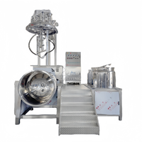 Émulsifiant d'homogénéisation sous vide de type hydraulique 500L cosmétique Mayonnaise Lotion pommade homogénéisateur émulsification mélangeur Machine