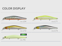 CHEERY Leurre de pêche dur suspendu de 11 cm, type Minnow, avec système de transfert de poids pour lancer longue distance, appât artificiel pour eau salée et eau douce