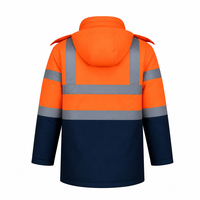Veste de travail pour homme AI-MICH personnalisée, haute visibilité, imperméable, réfléchissante, vêtements de sécurité d'hiver, veste de travail de qualité supérieure