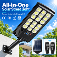 Lampadaire Solaire Commercial 400W 800W Extérieur Étanche Tout-en-un avec Détecteur de Mouvement pour Projets Routiers