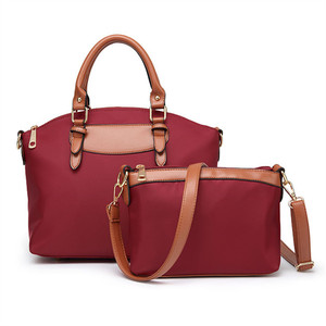 Venta al por mayor de <span class=keywords><strong>Amazon</strong></span> de la tela de Oxford 2pcs bolsas de personalizar el logotipo, bolso de las mujeres - Product Image 3