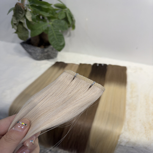 Kualitas tinggi rambut manusia Virgin alami Vietnam kutikula rambut lurus lurus pakan kualitas baik dicelup bahan baku Wig India - Product Image 2