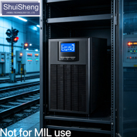 Alimentation sans interruption (ASI) pour matériel ferroviaire certifiée EN50155, unité robuste IP6X -40°C ℃ ~+85 ℃ Gamme de températures étendue pour système embarqué de train