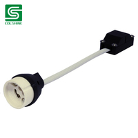 GU10 Douille de lampe en céramique avec boîte de jonction à connexion rapide pour plafond
