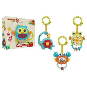 ANIMAUX MUSICAUX AVEC LUMIÈRES/BRUITS ASSORTIS, FONCTIONNANT AVEC 2 BATTERIES AAA - Product Image 1