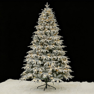 <span class=keywords><strong>Sapin</strong></span> de Noël LED intelligent avec application de contrôle à distance, changement de couleur, pré-éclairé, artificiel, 7 pieds, décoration de Noël moderne - Product Image 6