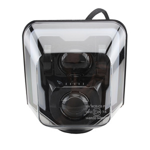 Phare de moto ZUQING HL119, lumière LED à double lentille convexe circulaire pour utilisation hors route - Product Image 1