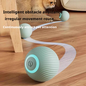 पर्यावरण के अनुकूल नई हॉट सेल 360 ° स्मार्ट स्वचालित इंटरैक्टिव कुत्ते स्मार्ट बॉल खिलौने यूएसबी चार्जर के साथ रोलिंग बॉल खिलौने रोलिंग बॉल - Product Image 2