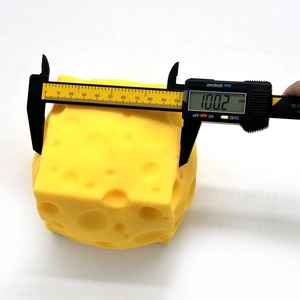 Yellow Extra Large TPR Cheese Chunks TPR Soft Rubber Flour <b>Squeeze</b> Toy Stress Relief <b>Ball</b> TPR <b>Squeeze</b> <b>Ball</b> - Product Image 6