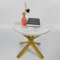 Pieds de table en métal doré pour canapé rond de luxe, table basse, pieds de table en métal pour salon, table basse de style chinois