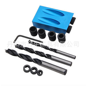 Woodworking Slanted Hole Positioner 6-8-10mm Aluminum Alloy <b>Drill</b> <b>Guide</b> For Electric <b>Drill</b> With Bits And Accessories - Product Image 2