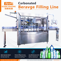 Ligne d'embouteillage de boissons gazeuses pour eau gazeuse CSD, machine de remplissage de bouteilles PET, ligne d'embouteillage 12000BPH clé en main