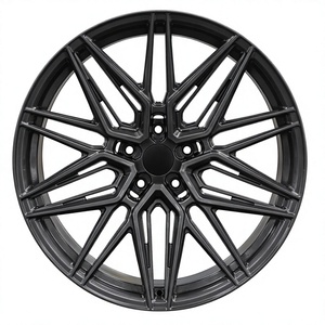 Jantes en alliage forgé 21 22 pouces à rayons croisés Graphite foncé 5x112 Concave Neuves pour M8 M5 G90 Mercedes <span class=keywords><strong>AMG</strong></span> Aftermarket - Product Image 2