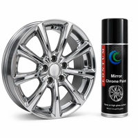 Miroir de voiture 400ML Or Chrome Effet Aérosol Couleur Précision Couleur Lieu Couleurs Métalliques Peinture de voiture Peinture en aérosol