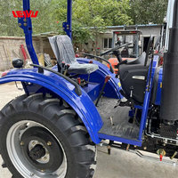 Tracteur agricole multifonctionnel à roues, moteur CE, 50 CV, 80 CV, 100 CV, 120 CV, vente chaude, motoculteur, rotavator, tondeuse à gazon