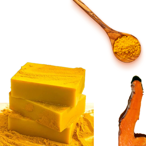Jabón de Cúrcuma y Jengibre <span class=keywords><strong>para</strong></span> Eliminar Manchas Oscuras, Jabón Facial Orgánico Natural de Cúrcuma, Jabón Vegano de Cúrcuma, Limón y Ácido Kójico - Product Image 1