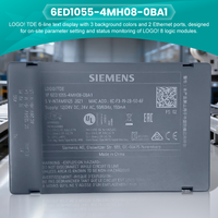 Controlador LOGO Nuevo y Original de Siemens, Pantalla de Texto TDE, 2 Puertos Ethernet, Controlador de Programación PLC 6ED1055-4MH08-0BA1 para LOGO 8