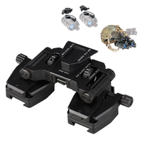 Aksesori berburu HK24-0231 dudukan penglihatan malam PVS 14 Nvg helm adaptor teropong jembatan