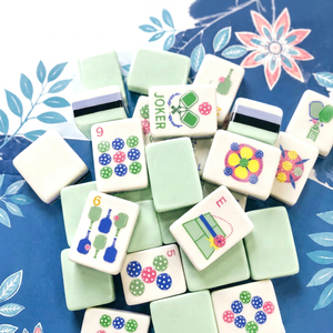 Pickleball Themed Luxury Acrylic American Mahjong Set for Family <b>Entertainment</b>, Factory Pre-Sale - Product Image 2