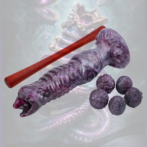 Split Mouth Octopus King Oviposition <b>Toy</b> Liquid Silicone Manual Adult Pleasure <b>Toy</b> with 5 <b>Egg</b> for Realistic Immersive Experience - Product Image 1