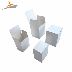 Caja de bloqueo inferior automática de diseño libre, cajas de cuidado de la piel cosméticas blancas, caja de papel de embalaje de regalo - Product Image 2