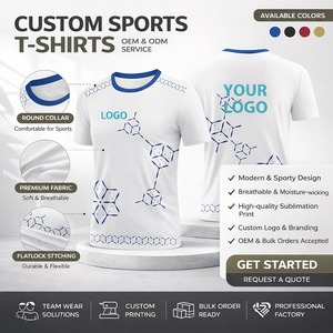 Camiseta Deportiva Personalizada con Logotipo para Hombre, Sublimación con Diseño Completo, Uniforme para Clubes Deportivos, Entrenamiento, Equipo - Product Image 3