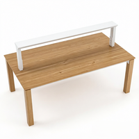 Table de lecture en bois sur mesure OEM, prix d'usine en gros, fournisseur de bureaux d'étude en bois complets pour bibliothèques