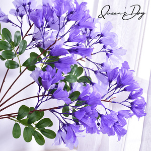 Ramo de Jacaranda Artificial Morado, Tela Impermeable para Decoración de Interiores y Exteriores - Product Image 1