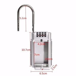 Portable &amp; Wall-Mount Key <strong>Lock</strong> <strong>Box</strong> <strong>with</strong> Strong Metal Body - Product Image 3