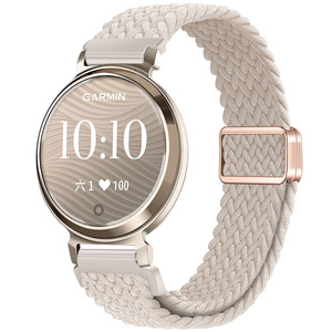 Bracelet de montre intelligente en nylon tissé de 14 mm pour <span class=keywords><strong>Garmin</strong></span> Lily2 avec boucle magnétique coulissante et boucle - Product Image 1