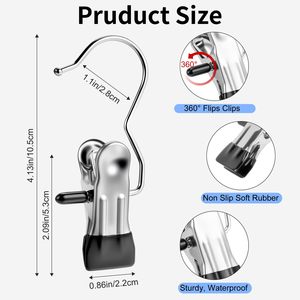 Seamless <b>Clip</b> <b>Hook</b> Clothes Shorts Sock Trousers <b>Clip</b> Metal <b>Clips</b> - Product Image 2