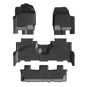 Tappetini Auto 5D in TPE Impermeabili e Resistenti all'Usura, Dedicati per <span class=keywords><strong>Ford</strong></span> EXPEDITION 8 Posti 2025, ODM OEM - Product Image 1