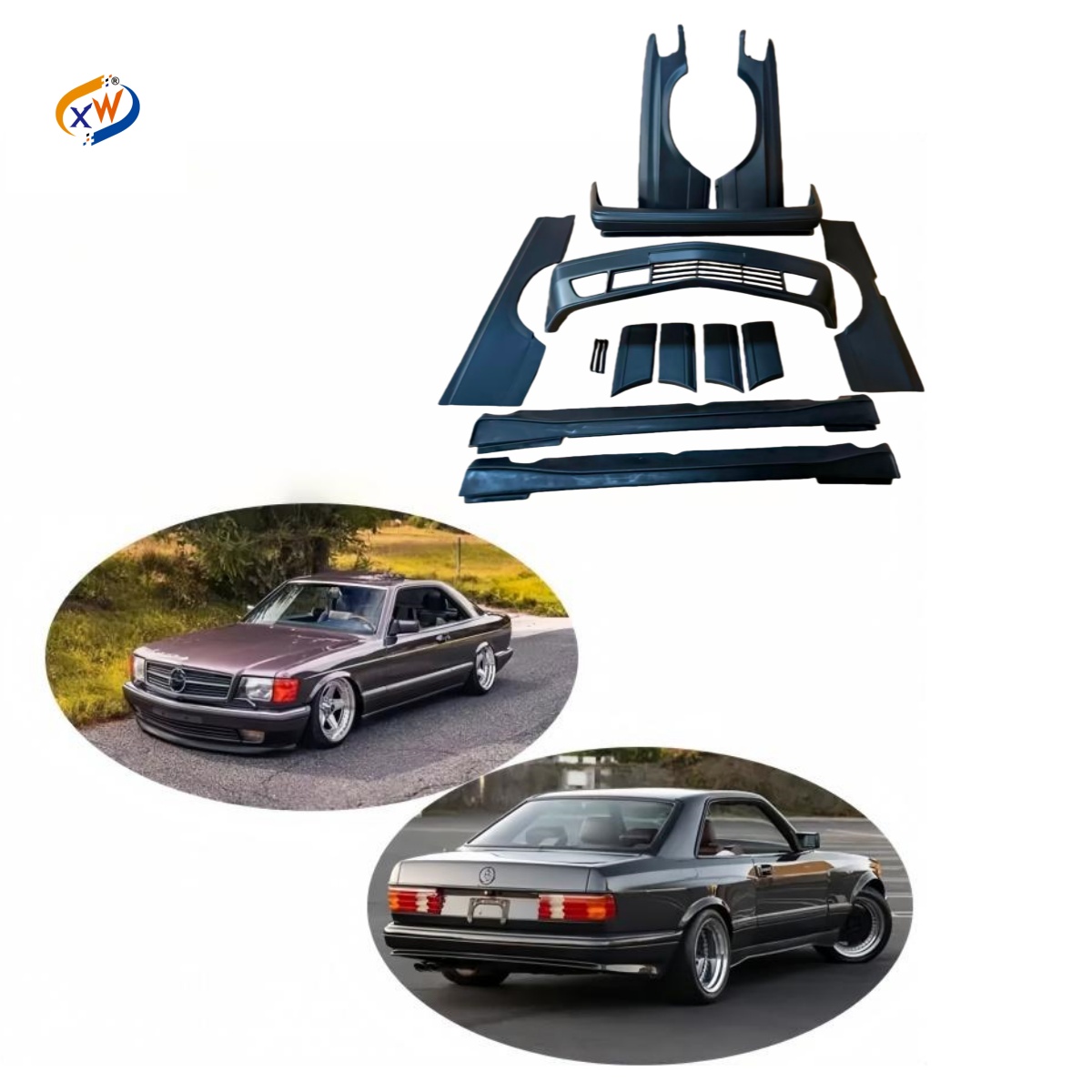 プレミアムメルセデス・ベンツW124ボディキットで、あなたの車に耐久性